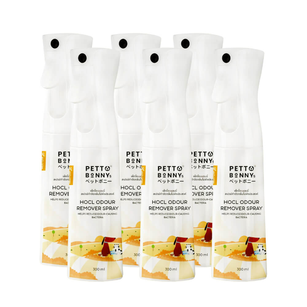 สเปรย์กำจัดกลิ่นไม่พึงประสงค์ PETTO BONNYS HOCI 300 มล. (6 ขวด)_6